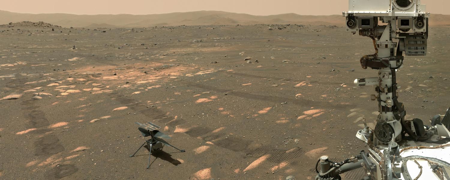 Perseverance und Ingenuity auf dem Mars